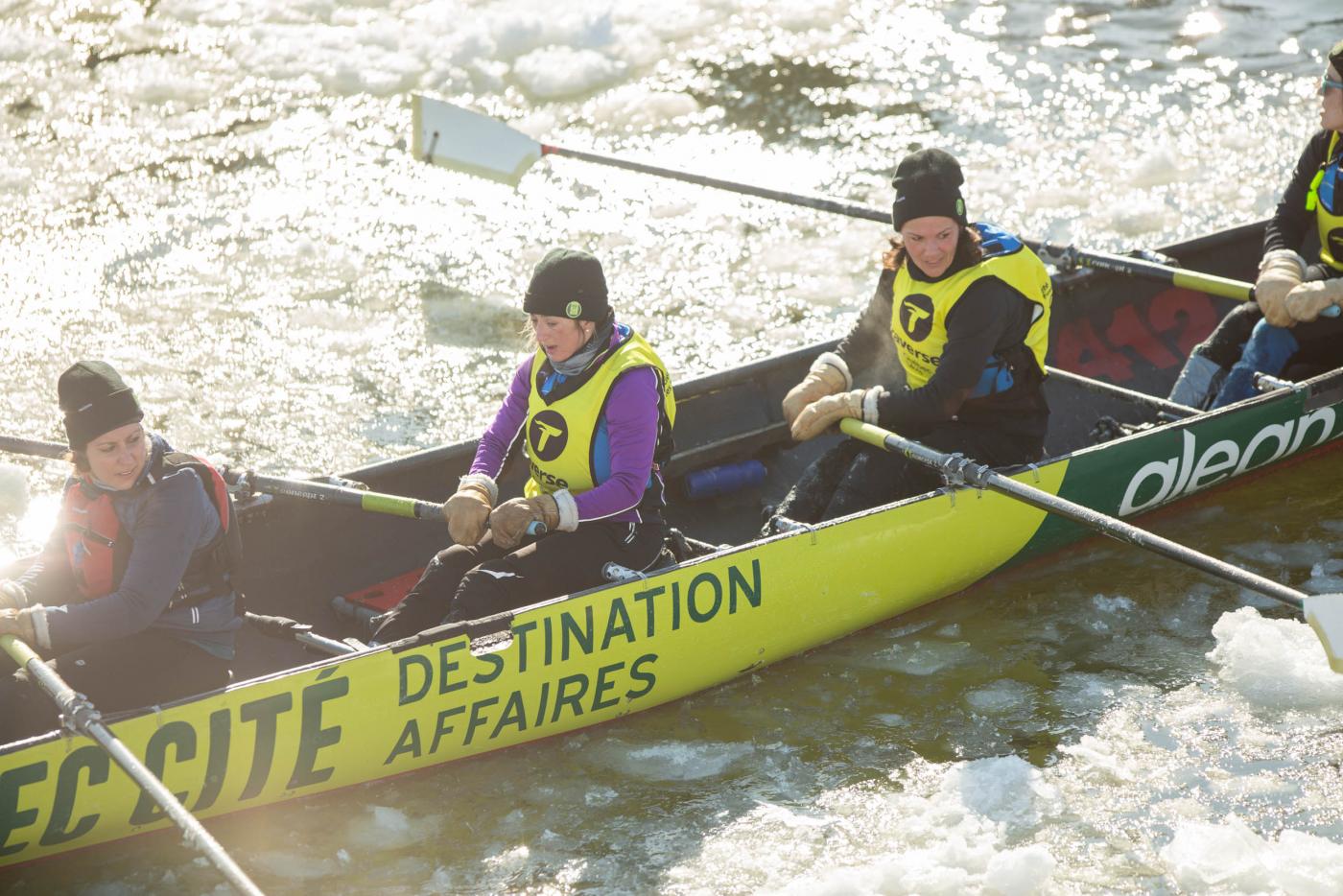 course de canot a glace