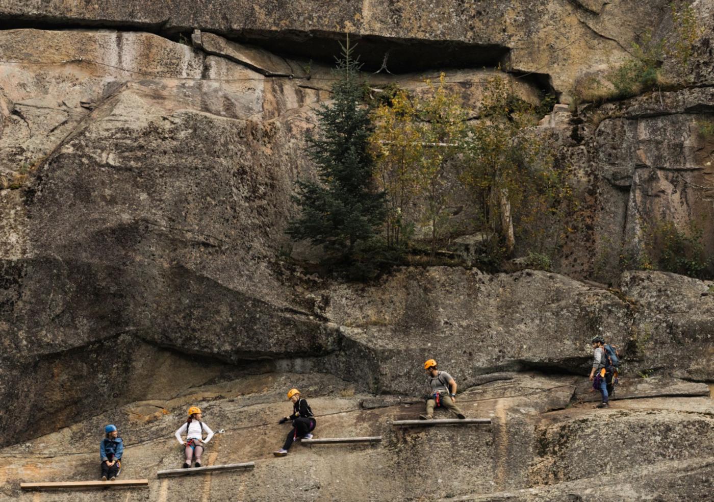 Vallée Bras-du-Nord via ferrata