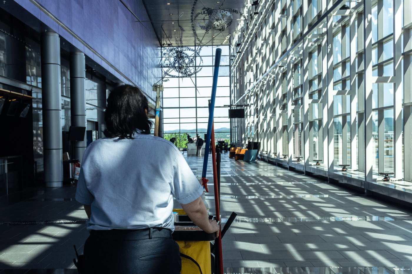 Housekeeping for strict sanitary measures at the Québec City Convention Centre