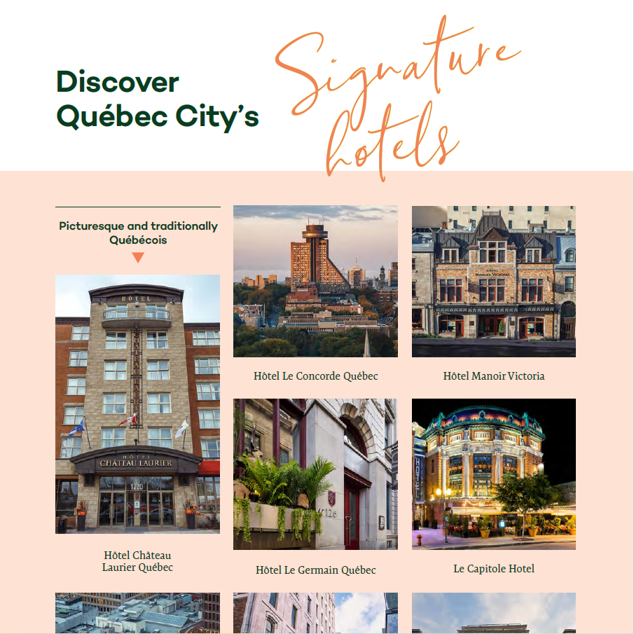 Preview of a page from Québec City Business Destination magazine
