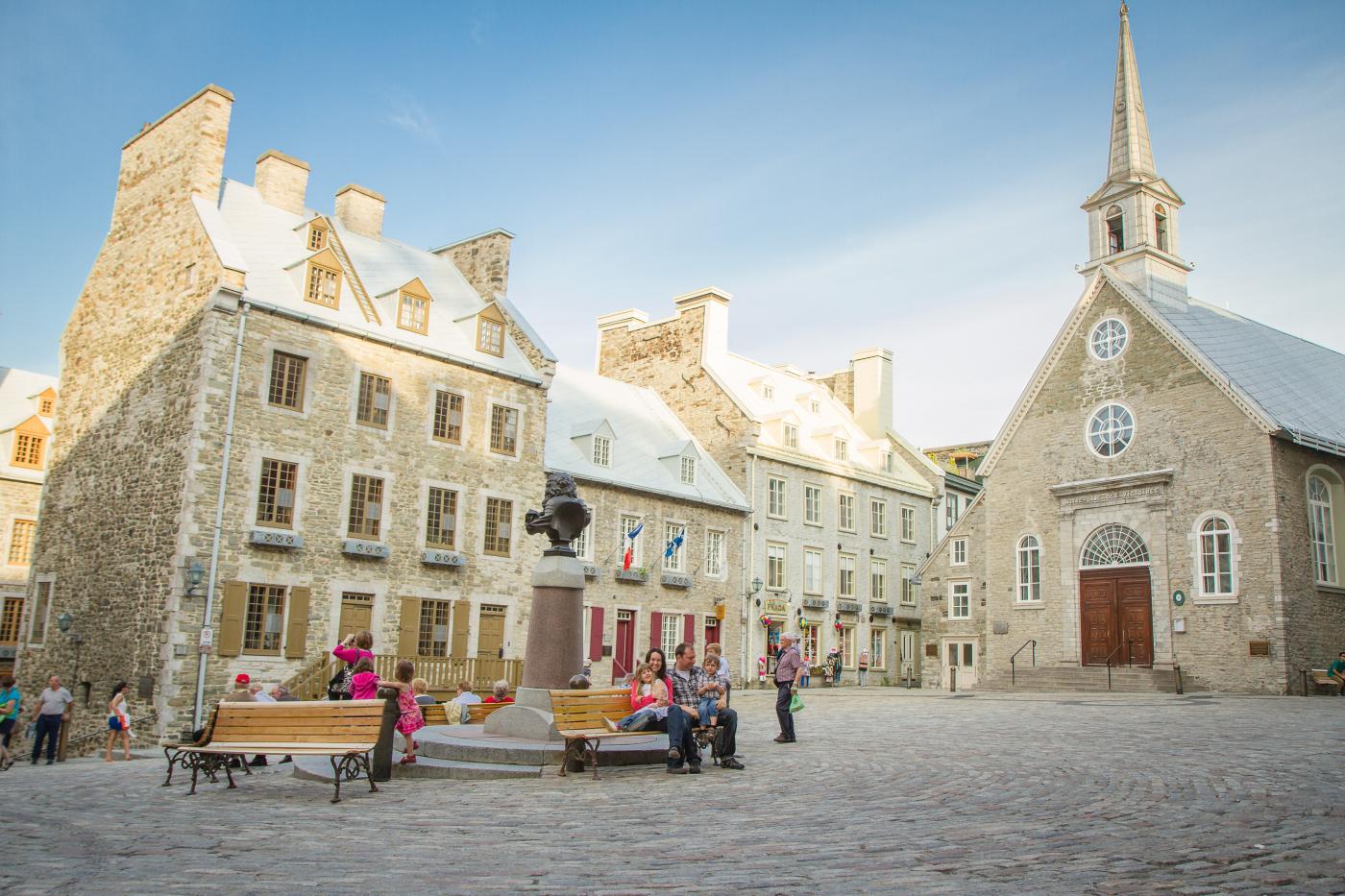 place-Royale, Québec- été