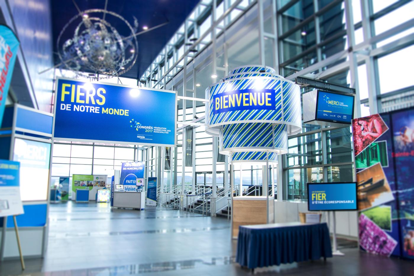 Tessier Services d'Expositions - Custom made entrance arch