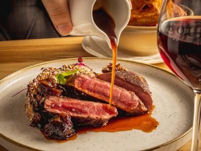 Chez Boulay: photograph of a meat platter