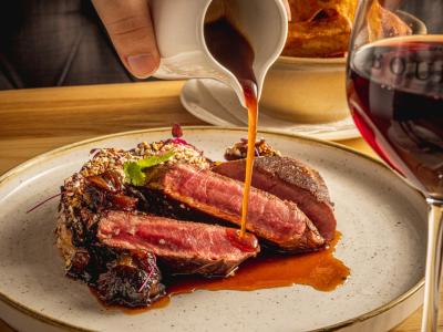 Chez Boulay: photograph of a meat platter