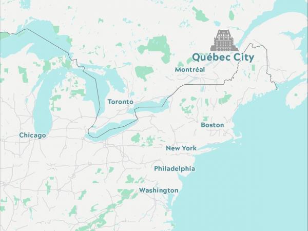 Map Québec City