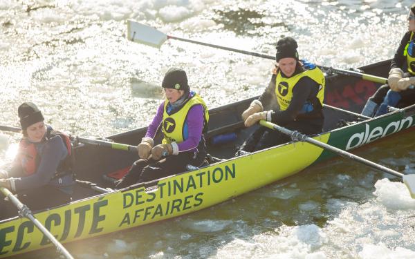 course-canot glace-ice-canoe