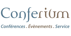Logo - Conférium - Conférences. Événements. Service inc.