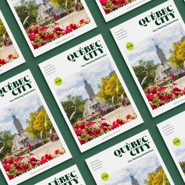 Cover page of the new Québec City Business Destination magazine