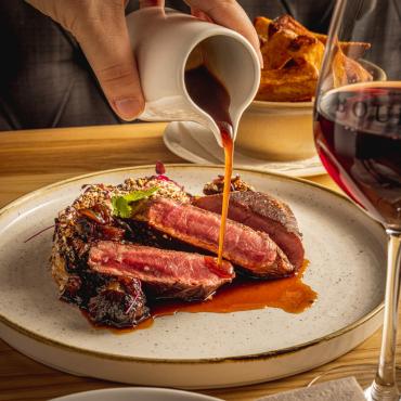 Chez Boulay: photograph of a meat platter